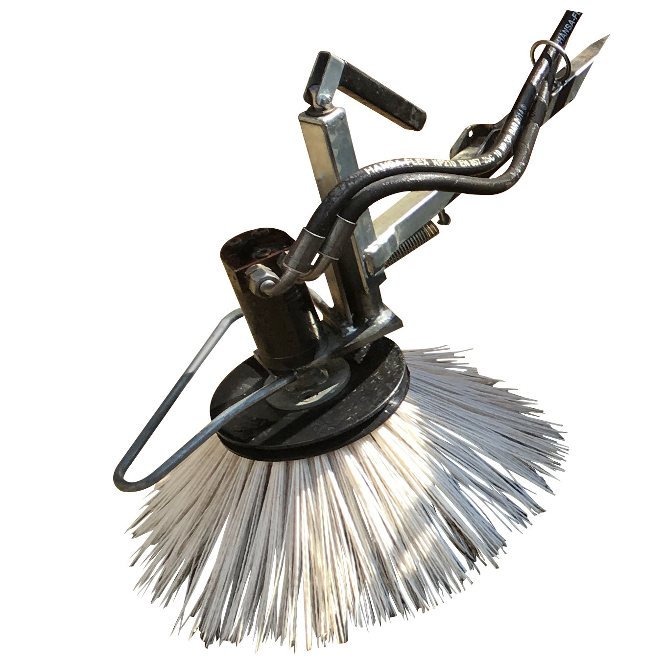 Gulley brush - 40 cm diameter - hydraulic drive - ...